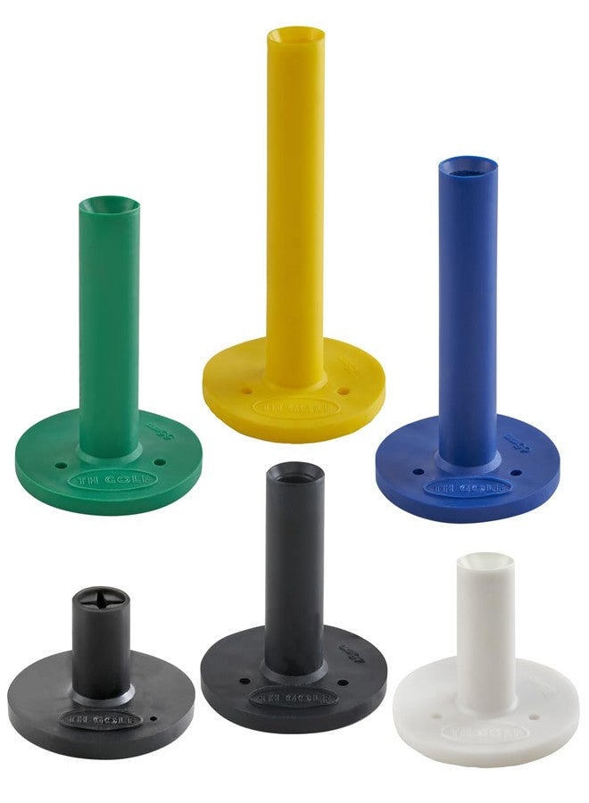 TH Golf Premium Rubber Golf Tees – Pack of 6 – Durable, Long-Lasting Tees in Multiple Sizes & Colours for Drivers, Woods & Irons - Image 2