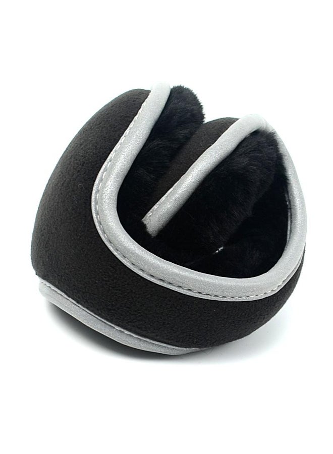 Foldable Ear Warmers for Men  Women Unisex Reflective Winter Warm Earmuffs with Reflective Tape