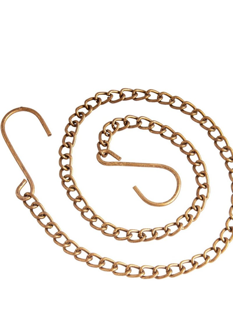 Hilalful هلالفل سلسلة معدنية | علق زينة منزلك والفوانيس وغيرها من القطع الزخرفية | ذهبية