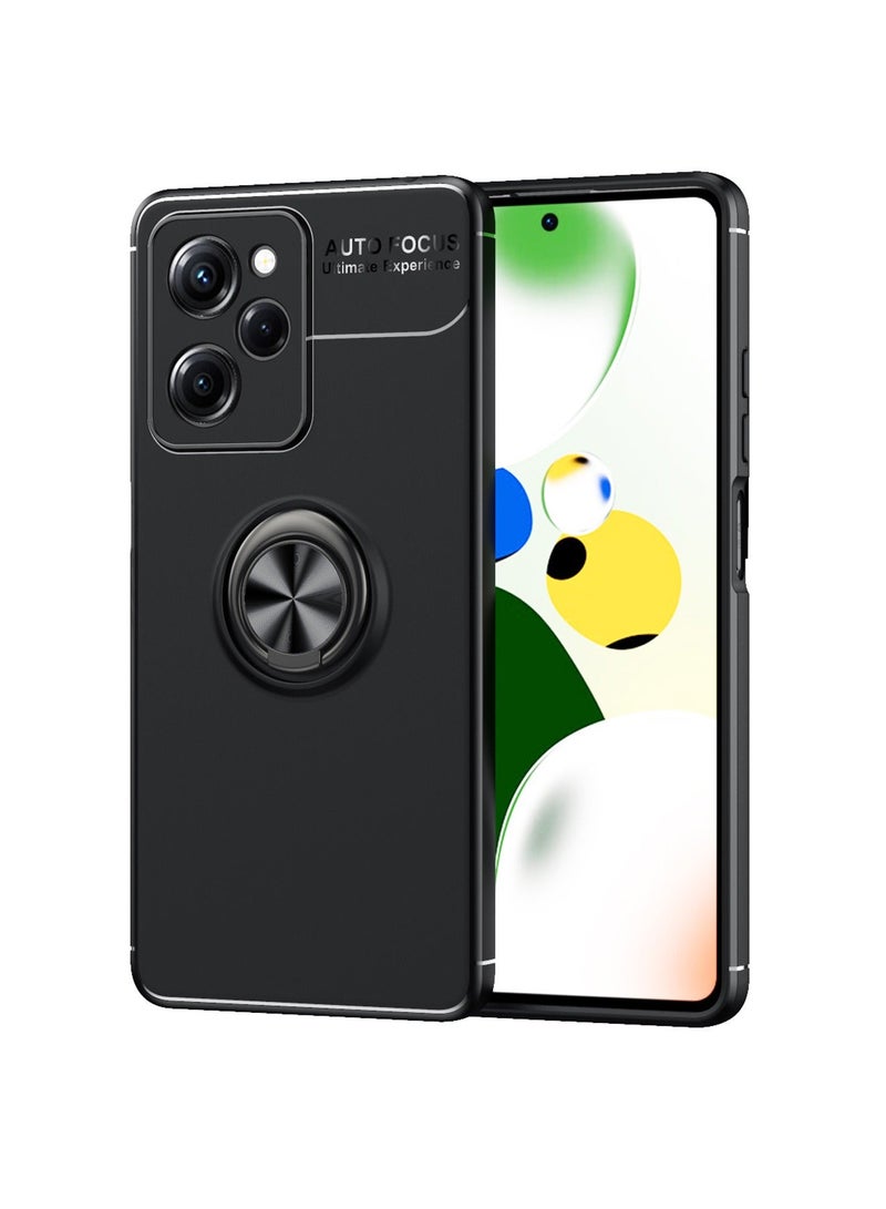 X-level Xiaomi Redmi Note 12 Pro 5G/Poco X5 Pro 5G Case Cover Built-in 360° Rotate Ring Durable Camera len Shockproof Kickstand Phone Holder Protective shell Anti-drop Comfortable touch Accessory - Image 1