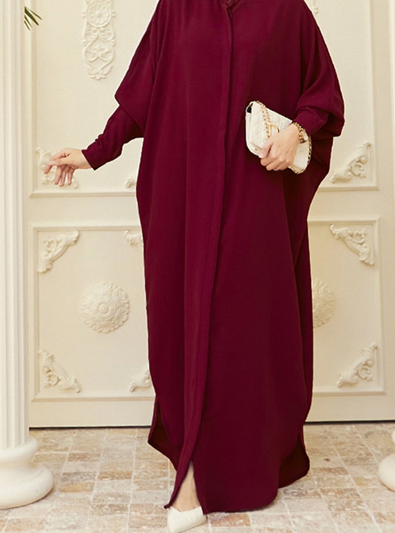 Long Robes Fashion Batwing Sleeve Long-Sleeve Long Shirt Cardigan