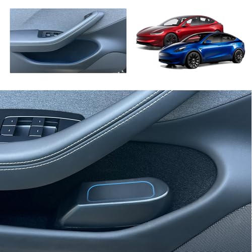 BSTW for Tesla Model Y Trash Can Tesla Model 3 Trash Bin for 20182025 Tesla Small Car Trash Can for Side Door Model 3 Front Left Door Trash Garbage Bin wLid Tesla Left Side - Image 1