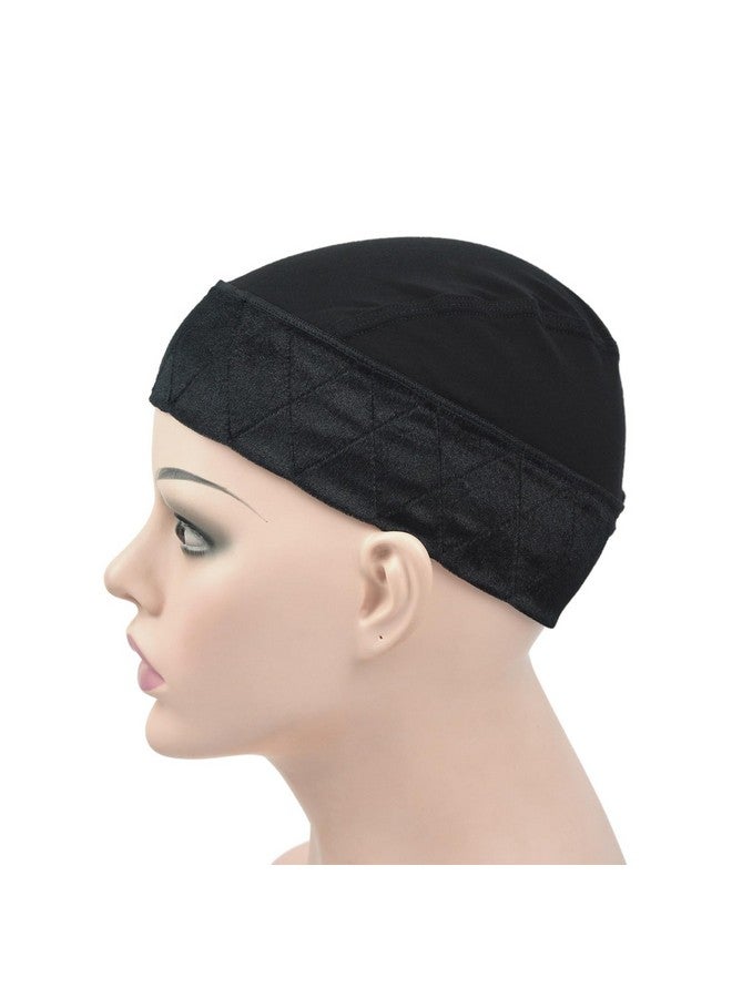 YTBYT Wig Grip Cap For Women Wig Grip Bands With Cap 2-In-1 Adjustable Comfortable Wig Caps For Lace Front Wig (Black) - Image 3