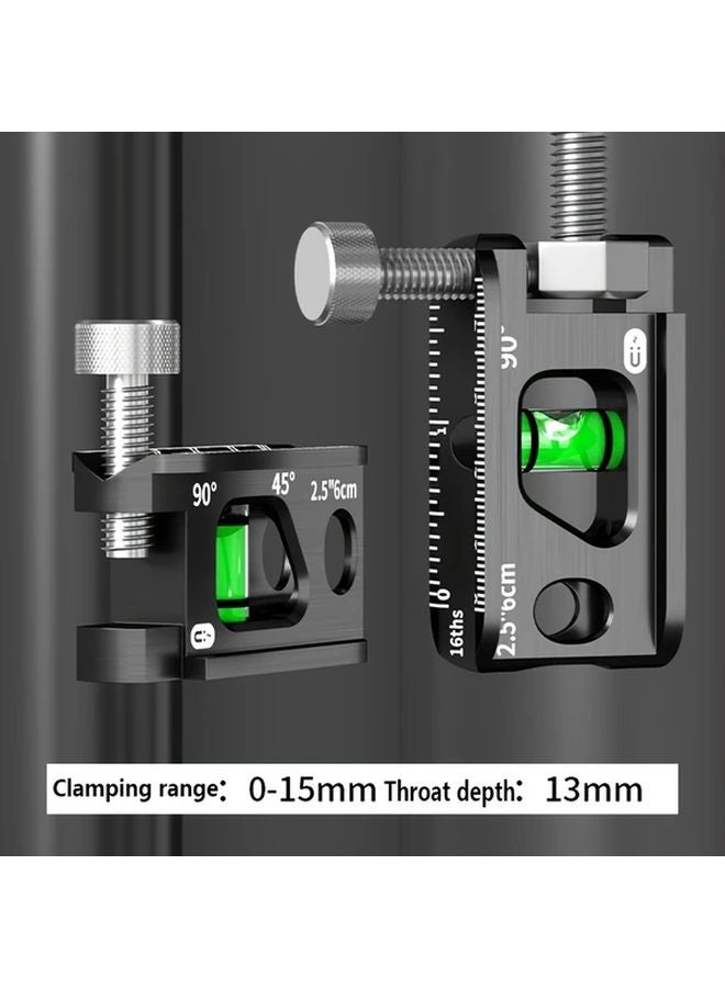 Large Magnetic Level With Bubble Vial Stainless Steel Acrylic Construction 360 Rotating - Image 5