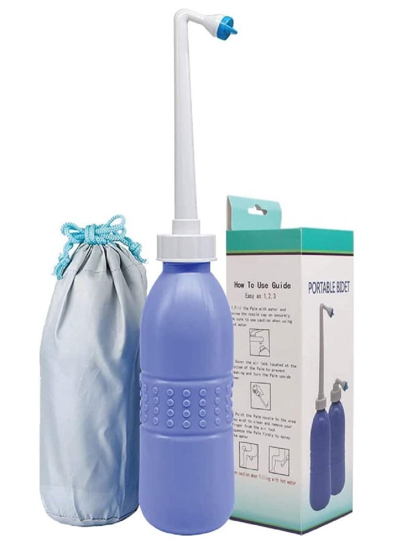 Bidet Breeze - 650 ml Large Portable shattaf Bidet Bottle Handheld Travel Toilet shataf Hand Spray Seat Water - Image 1