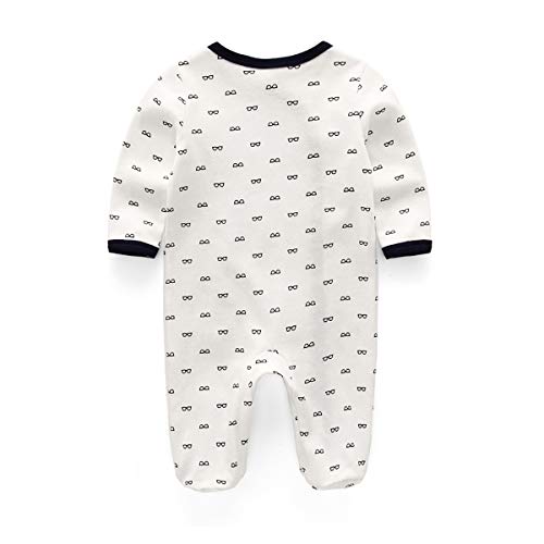 Kiddiezoom Baby and Toddler Boys'Snug Fit Footed Cotton One-Piece Romper Jumpsuit - Image 3