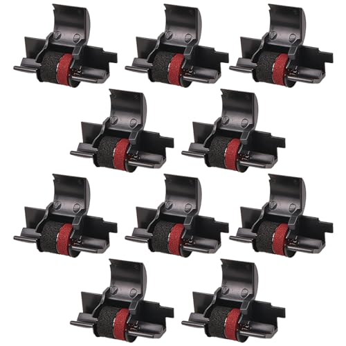 LinkDocs 10 Pack IR40T Compatible Calculator Ribbon Replacement for Casio hr-100tm Ink IR-40T Calculator Ink Roller Compatible with Casio HR-100TM Canon P23-dhv CP13 Sharp EL-1801V Individually Sealed - Image 1