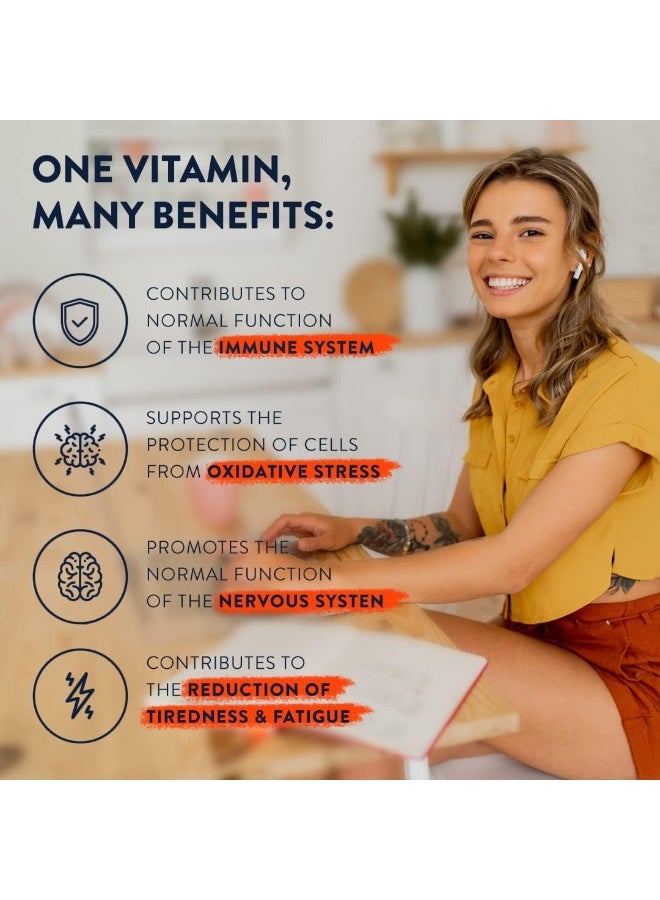 AAVALABS Natural High Strength Vitamin C 1000mg ,to supports Immune Function ,180 capsules - Image 2