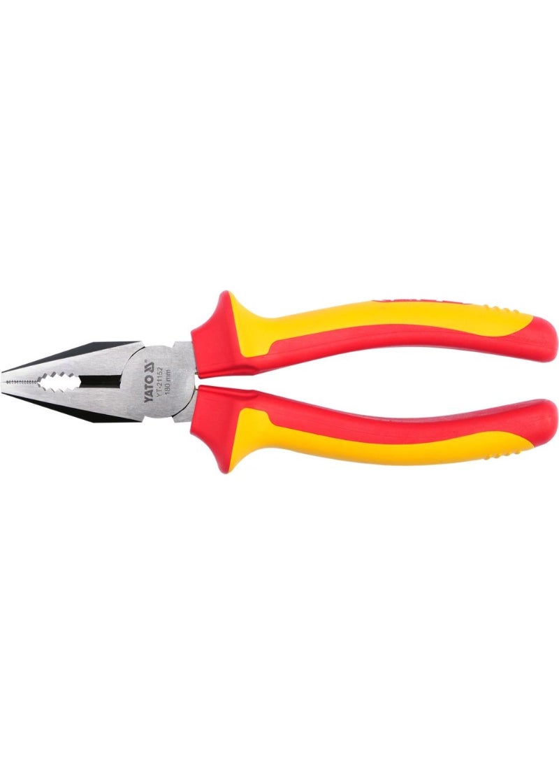 YATO Insulated Combination Plier 180mm VDE-1000V YT-21152