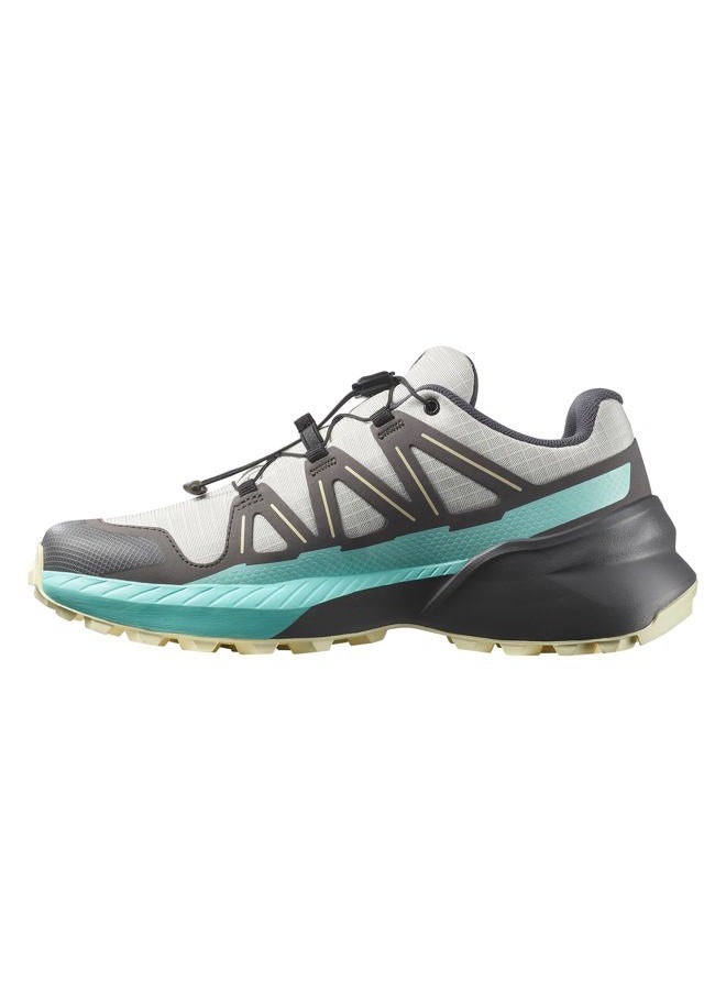 Salomon Women's Speedcross Peak Hiking Shoe, Icicle Castlerock Aruba Blue, 36 EU - Image 1