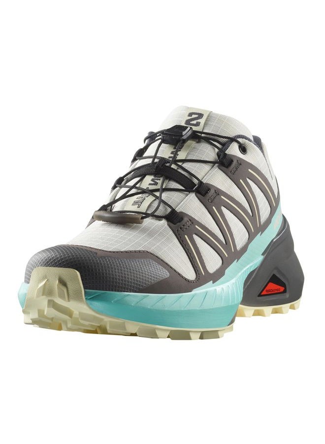 Salomon Women's Speedcross Peak Hiking Shoe, Icicle Castlerock Aruba Blue, 36 EU - Image 3