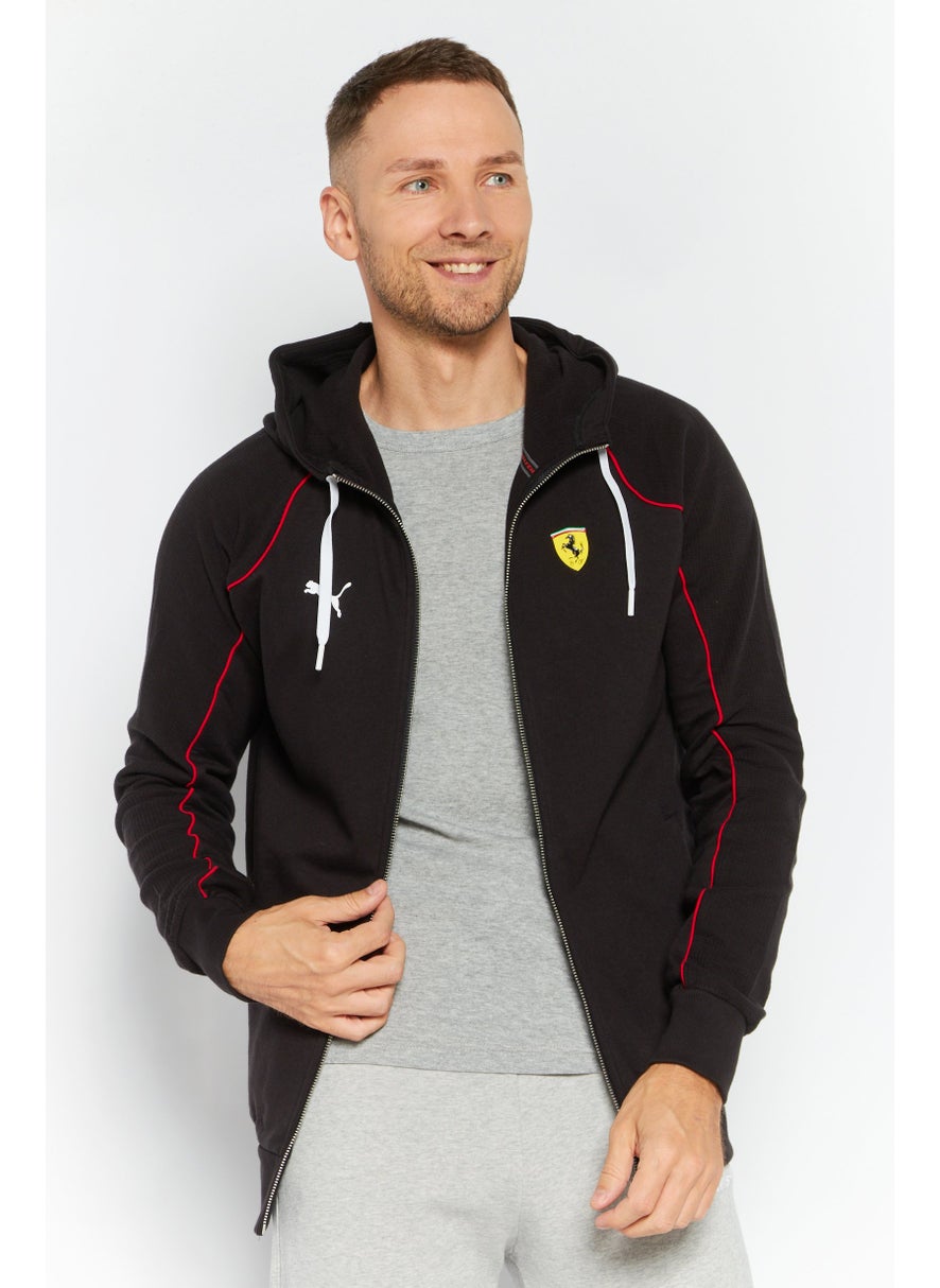 PUMA Men Sportswear Fit Long Sleeve Outdoor Sweatshirt, Black  - Image 1