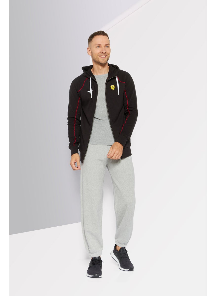 PUMA Men Sportswear Fit Long Sleeve Outdoor Sweatshirt, Black  - Image 2