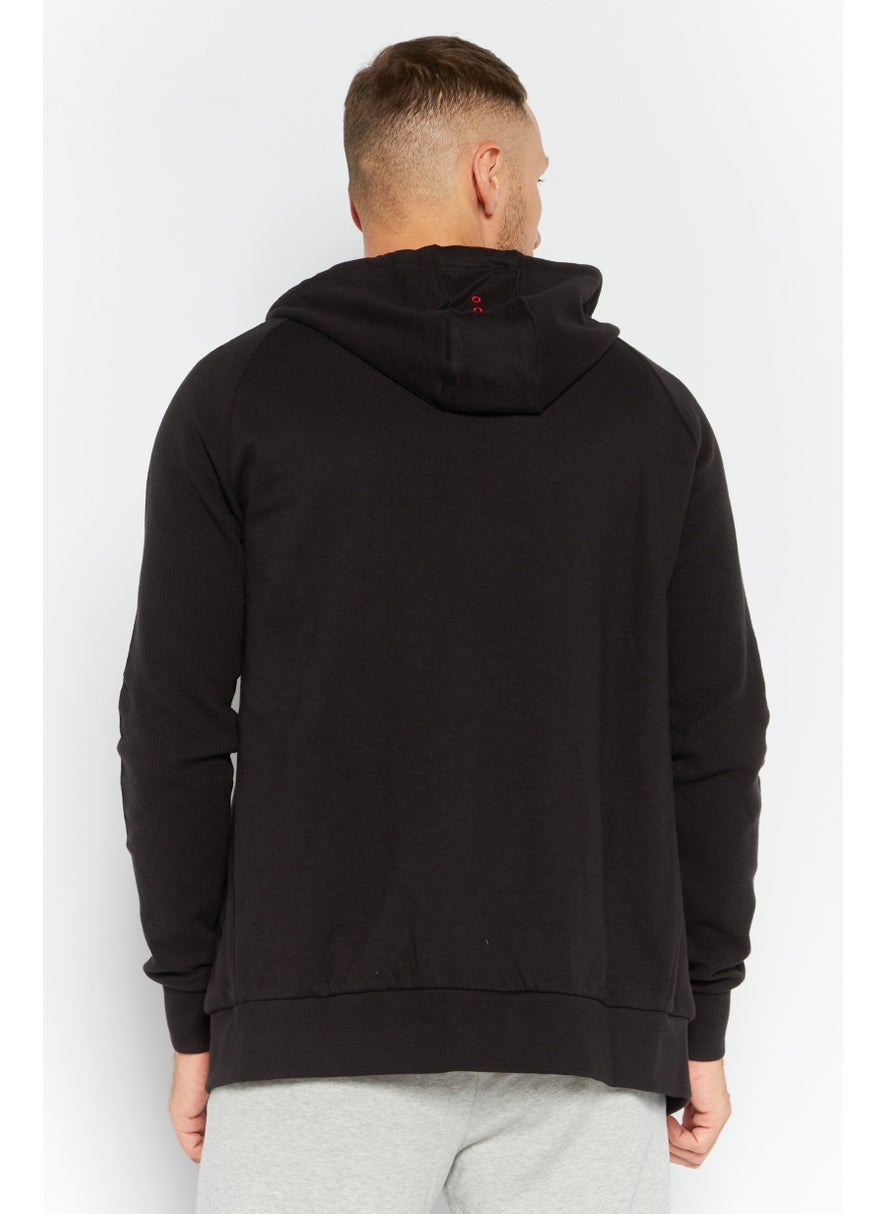 PUMA Men Sportswear Fit Long Sleeve Outdoor Sweatshirt, Black  - Image 4