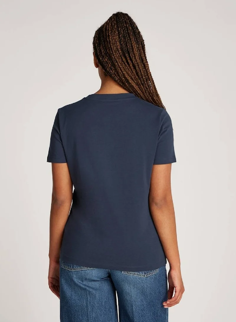 تومي هيلفيغر تيشيرت بقصة عادية