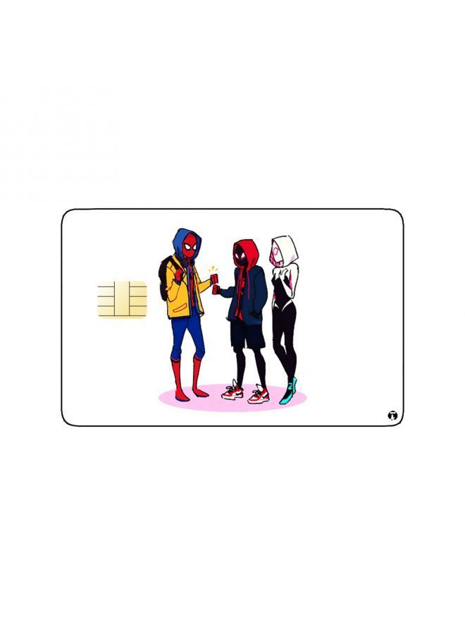 RKN PRINTED BANK CARD STICKER Animation Spiderman Into The Spider Verse By Sony - Image 2