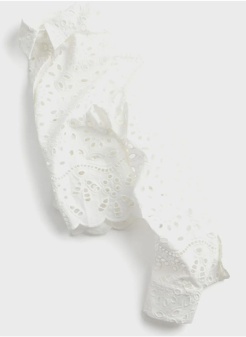 اتش اند ام Broderie Anglaise Shirt