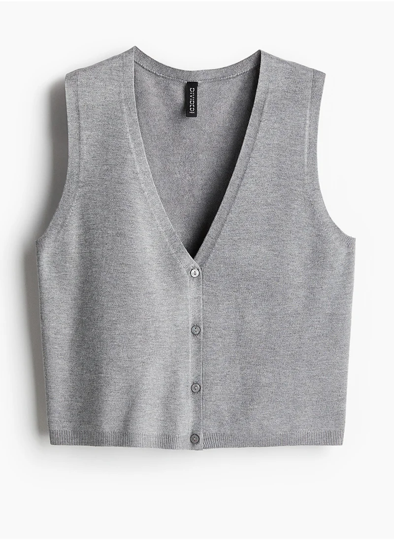H&M Button-Front Sweater Vest