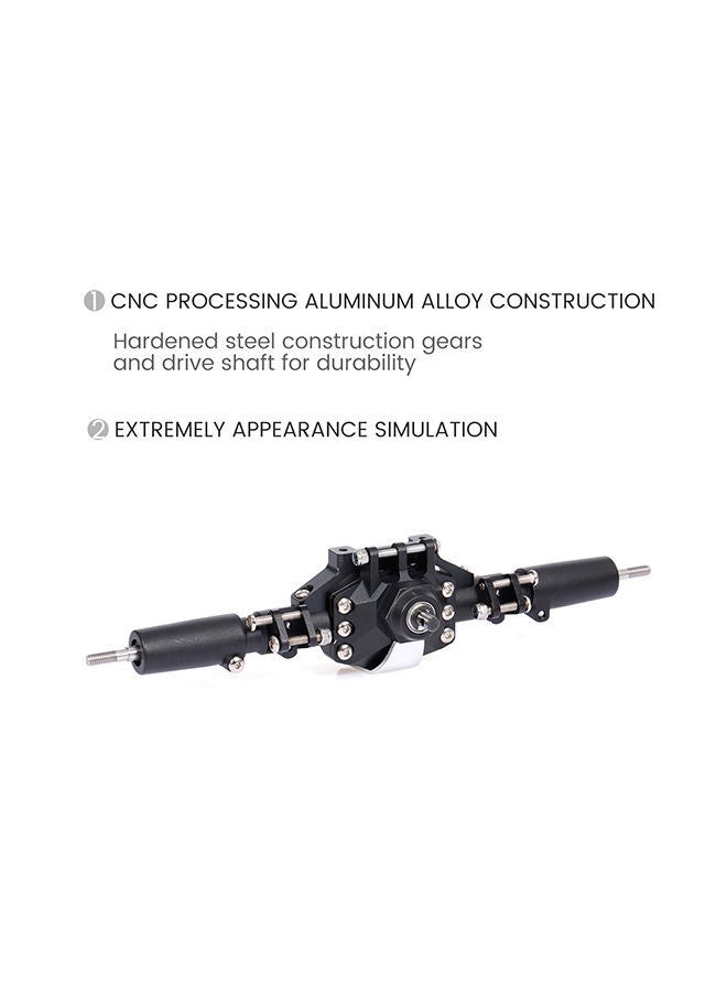 NIBEMINENT Replacement Aluminum Alloy Axial Bridge Shaft RC Rear Kit  - Image 4