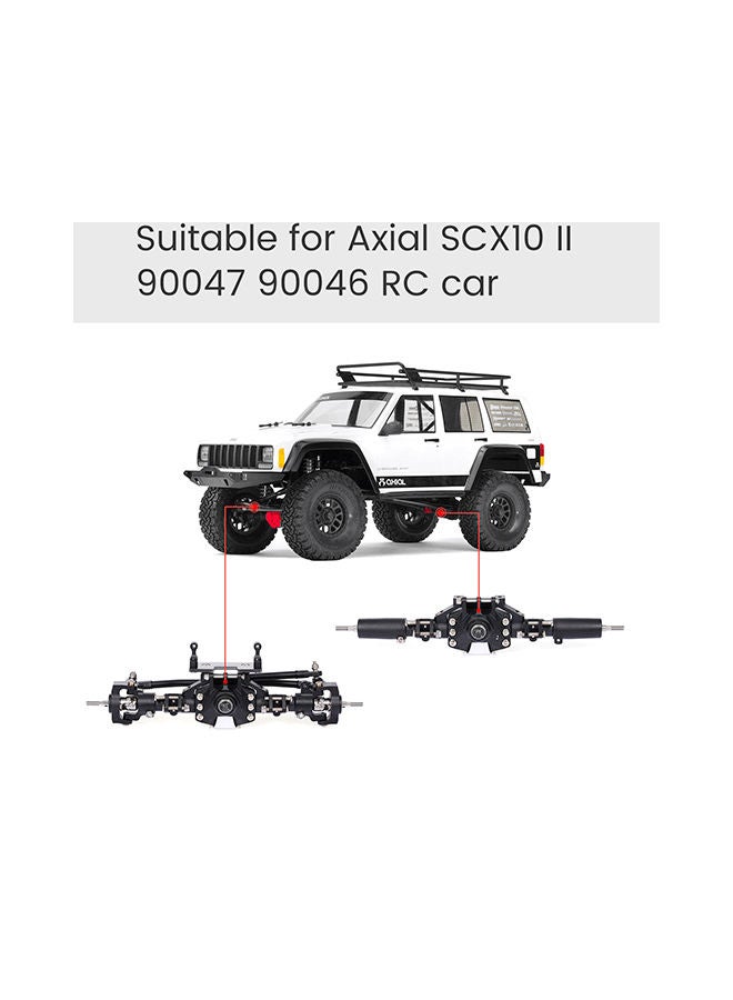 NIBEMINENT Replacement Aluminum Alloy Axial Bridge Shaft RC Rear Kit  - Image 2