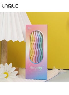 12 Pcs Spiral Cake Candles - Rainbow Birthday Candles with Holders Twisty Metallic Candles for Cake Party Decorations for Birthday Wedding - pzsku/Z19390F54CD96A5F54DD3Z/45/_/1734418857/606aae17-3654-4183-b863-73c38e5e1c1e