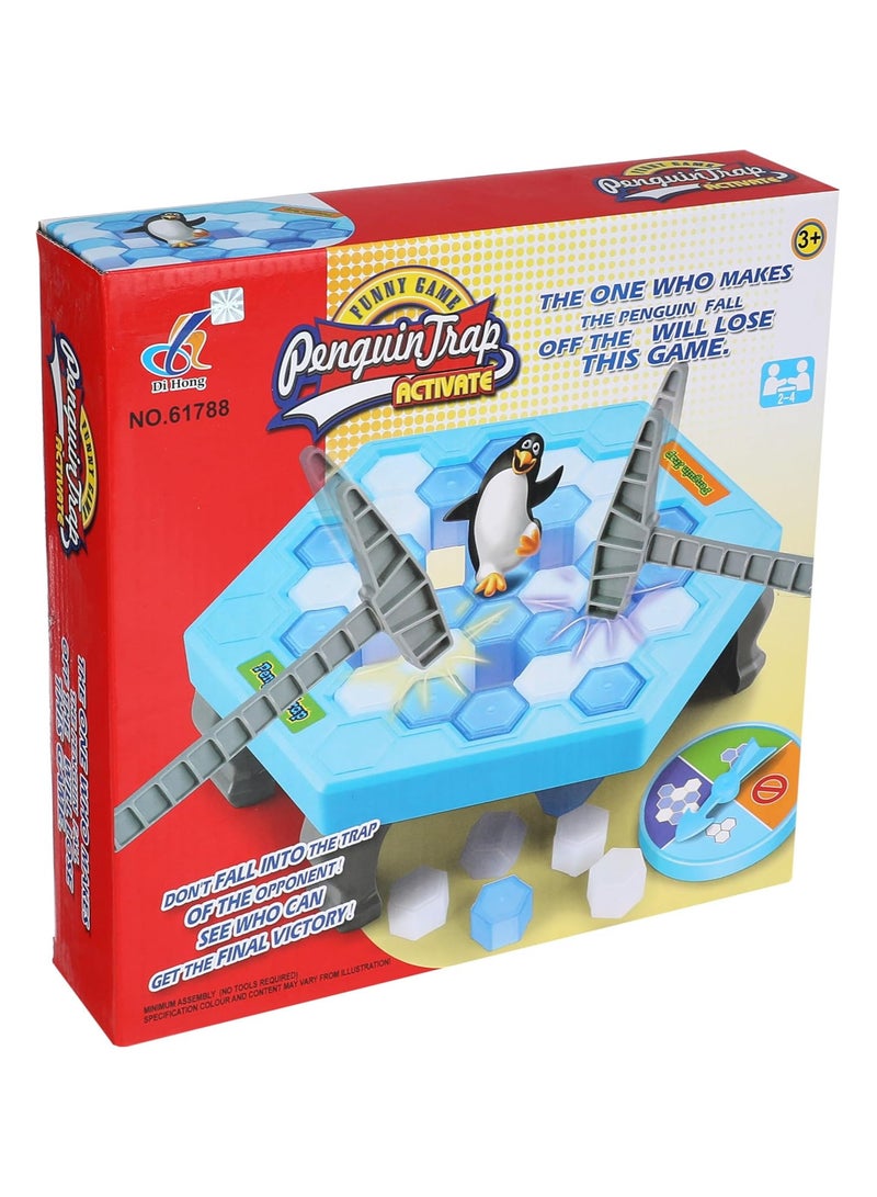 لعبة إنقاذ البطريق على الجليد، فخ البطريق، كسر الجليد، تفعيل حفلة عائلية، كسر الجليد، طاولة ألغاز للأطفال، طرق على المكعب - Image 2