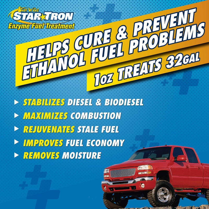 STAR BRITE Star Tron Enzyme Fuel Treatment - Super Concentrated Diesel Formula - 1 oz. Treats 32 Gallons - 16 OZ (093116) - Image 3