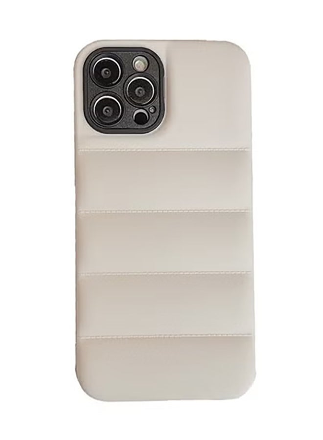 COVERSCART Beige Puffer Jacket Case (Matte) for Apple iPhone 14 Pro - Image 1