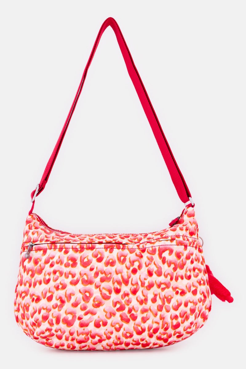 kipling Women Izellah Chettah Print Shoulder Bag, Multicolor - Image 2