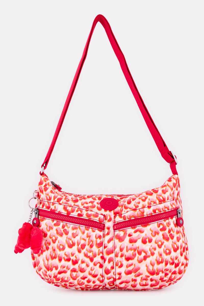 kipling Women Izellah Chettah Print Shoulder Bag, Multicolor - Image 1