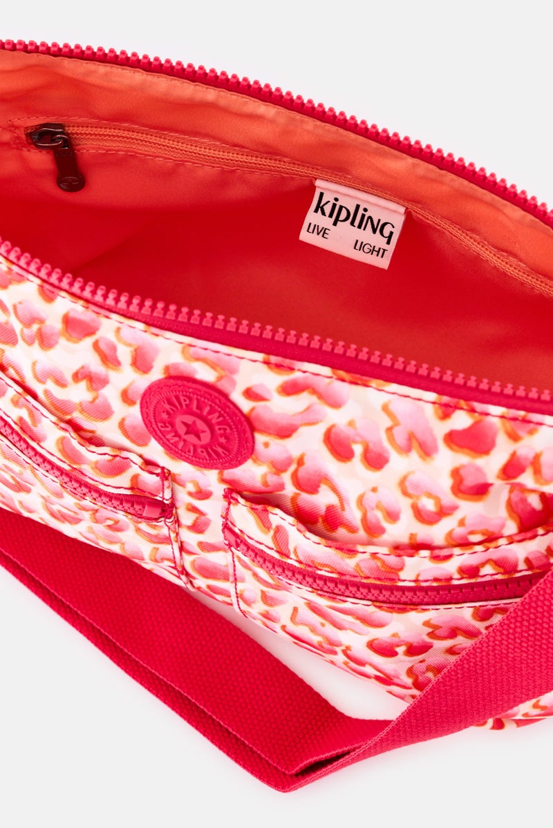 kipling Women Izellah Chettah Print Shoulder Bag, Multicolor - Image 3