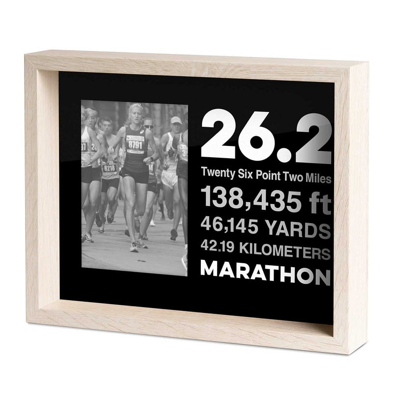 جون فور أ ران ذهب لارتداء رئيس الوزراء إطار الصور الجري | 26.2 MATH MILES - Image 3