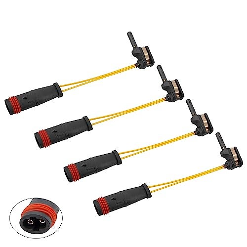BOXI (Pack of 4) Front and Rear Brake Pad Wear Sensor Fit for Mercedes Benz W211 W220 CLK SL C E S Class | Replaces OE# 2115401717 2205400717 2205400617 PWS176 - Image 2