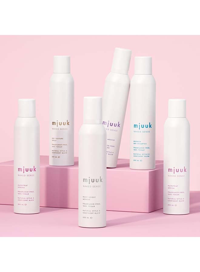 Mjuuk Fragrance Free Refreshing Dry Shampoo | For Sensitive Scalp Instant Oil Absorption Between-Wash Freshness | Vegan Silicone Free 250ml - Image 2