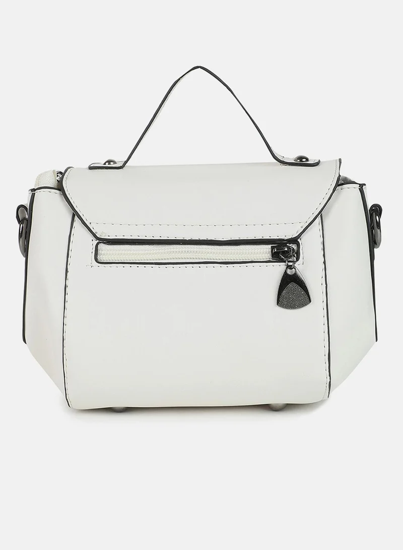 Haute Sauce Classy Companion White Cross Body Bag