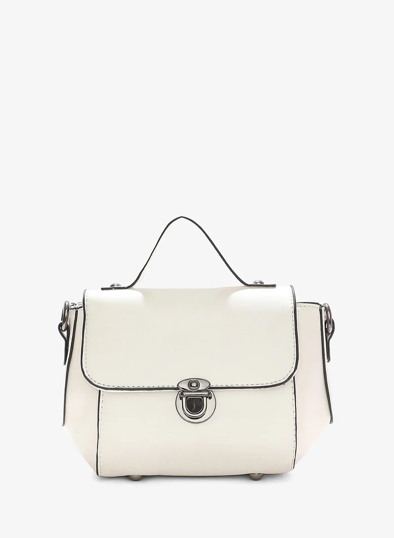 صوص هاوت حقيبة كروس بودي بيضاء أنيقة