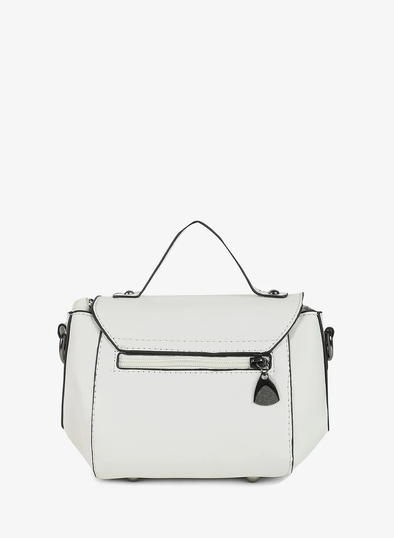 صوص هاوت حقيبة كروس بودي بيضاء أنيقة