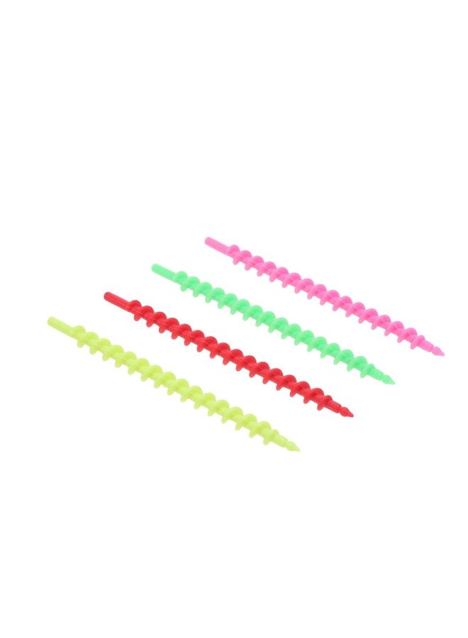 NIBEMINENT 20-Piece Spiral Rod Hair Rollers Multicolour 19x12x2cm - Image 2