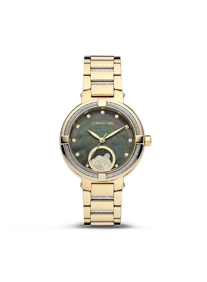 CERRUTI 1881 GARDENA Round Analog Wrist Watch CIWLH2205903 - 32 mm - Silver