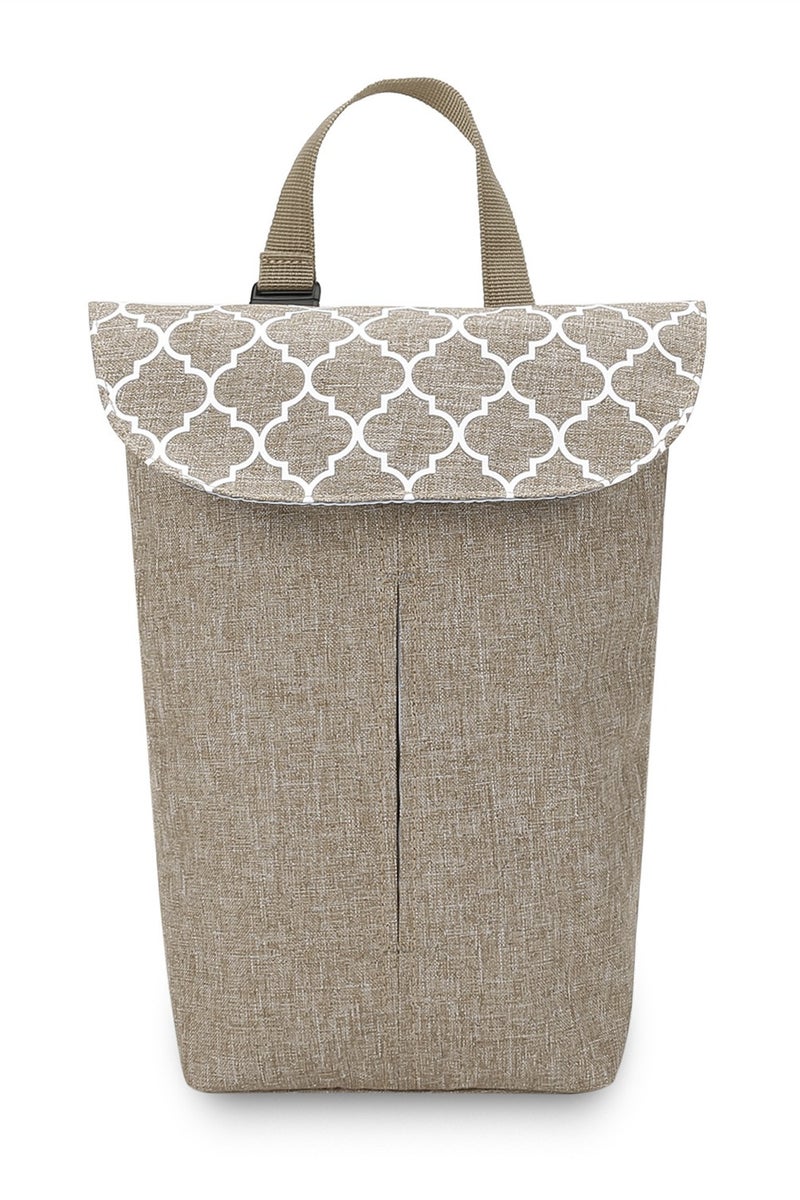 عام Waterproof diaper storage bag baby baby diaper bag portable travel storage diaper tissue drawer paper hanging bag - Image 1