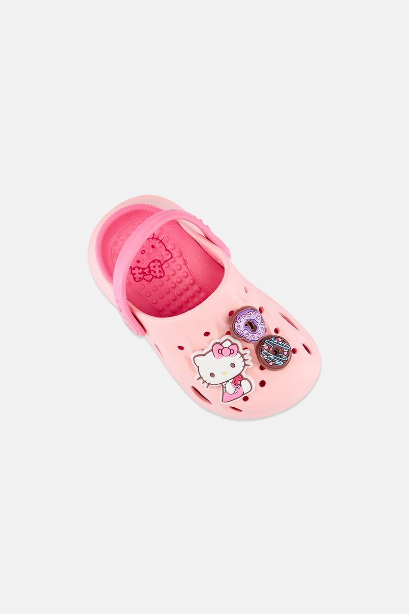 Hello Kitty Toddlers Girl Slip On Clogs, Pink - Image 3