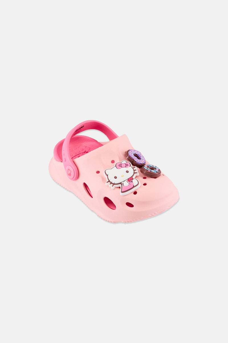 Hello Kitty Toddlers Girl Slip On Clogs, Pink - Image 1