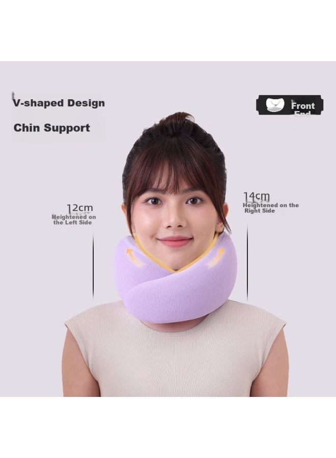 Everythink U-shaped Neck Pillow Travel Neck Support For Airplane, Portable Long-distance Journey Neck Brace, Nap U-shaped Ostrich Pillow - Image 2