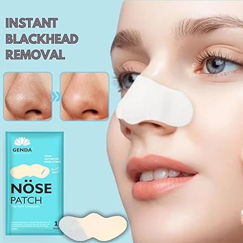 GENDA Blackhead Remover Nose Pore Strips for Deep Cleansing Clears Black head and Instant Pore Unclogging 12 Strips - Image 4