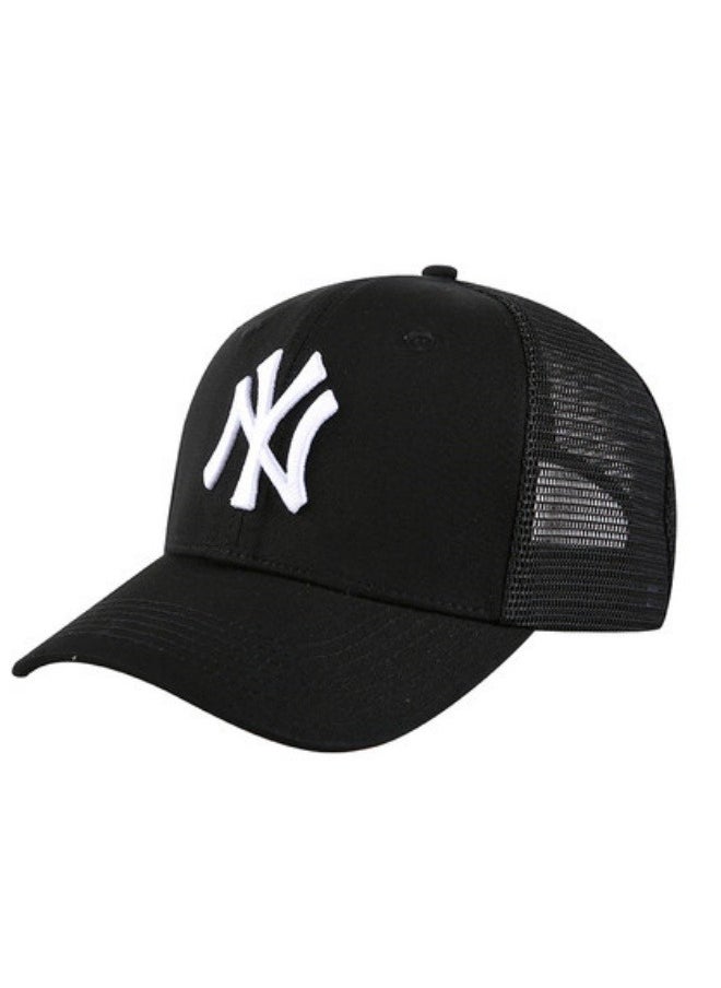 NEW ERA - New Era MLB New York Yankees sun hat, mesh cap, outdoor men's and women's sports duckbill cap black - Image 1