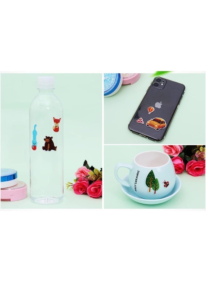 ECVV ECVV 1800+(36 Sheets) 3D Puffy Stickers for Kids & Toddlers Variety Pack Cute Resuable Sticker for Boys Girls Puffy Small Stickers Sheets Including Animals, Letters, Numbers, Dinosaurs, Cars and More - Image 3