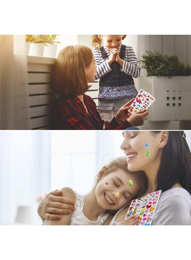 ECVV ECVV 1800+(36 Sheets) 3D Puffy Stickers for Kids & Toddlers Variety Pack Cute Resuable Sticker for Boys Girls Puffy Small Stickers Sheets Including Animals, Letters, Numbers, Dinosaurs, Cars and More - Image 5