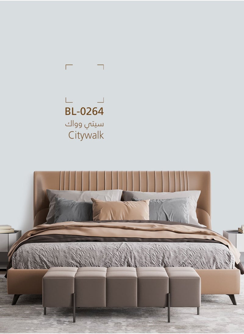 دهانات الجزيرة - جرين دهان جدران داخلية مطفي (اللون : سيتي وواك) 3لتر - Image 1