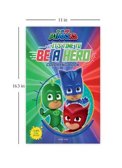 Its Time to be a Hero: PJ Masks - Giant Coloring Book For Children  - Image 3