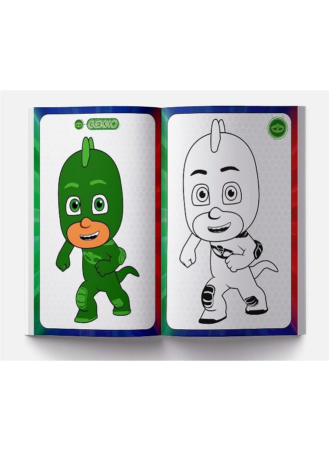 Its Time to be a Hero: PJ Masks - Giant Coloring Book For Children  - Image 4